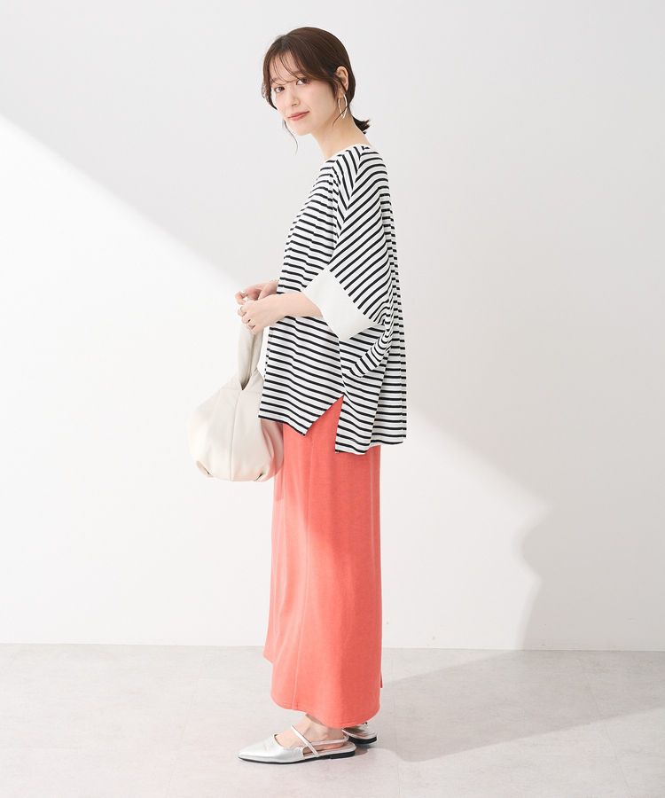 Green Parks「冷やっとすずやかドルマンプルオーバー」|Tシャツ・カットソー|