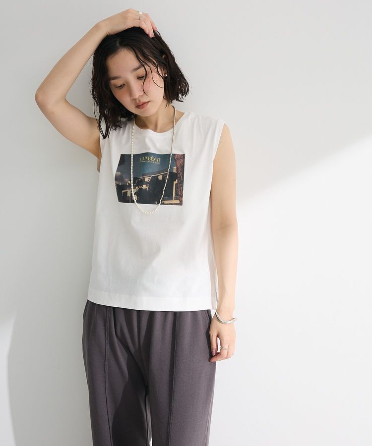 Green Parks「ノースリーブフォトプルオーバー」|Tシャツ・カットソー|