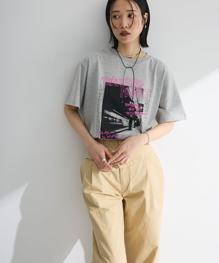 Green Parks「・DOUBLE FLAGS フォトプリントTEE」|Tシャツ・カットソー|