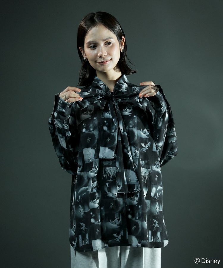 Green Parks「FANTASIA/総柄ボウタイブラウス」|シャツ・ブラウス|