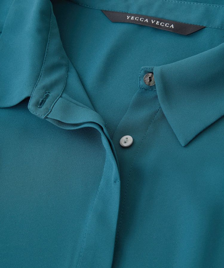 YECCA VECCA「ラインプリーツスリーブシャツ」|シャツ・ブラウス|