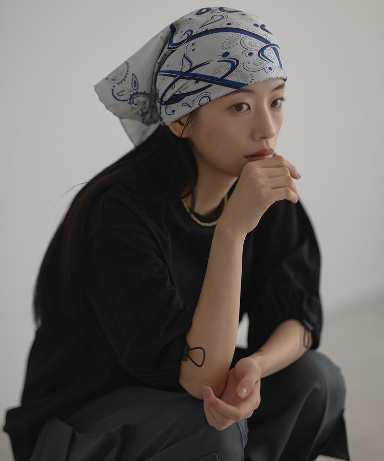 GARAGE OF GOOD CLOTHING「袖口ドロストプルオーバー」|Tシャツ・カットソー|Black