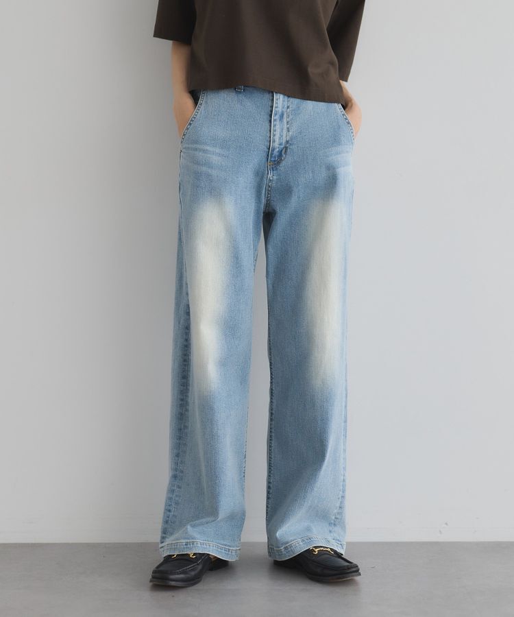 GARAGE OF GOOD CLOTHING「ワイドストレートデニム」|デニム|Light Blue