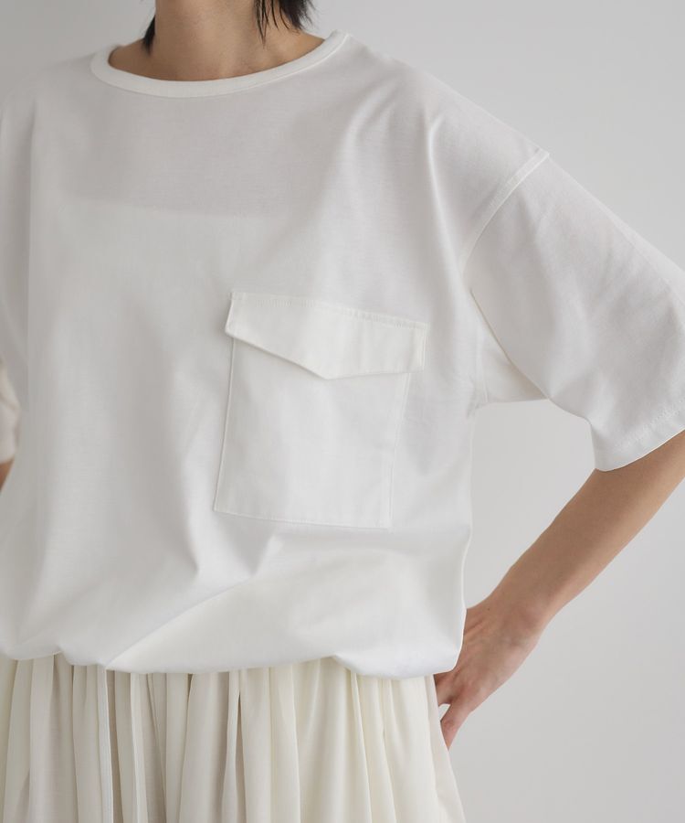 GARAGE OF GOOD CLOTHING「【日本製】6分袖裾ドロストプルオーバー」|Tシャツ・カットソー|