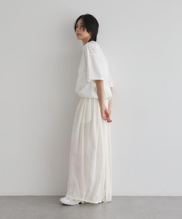 GARAGE OF GOOD CLOTHING「【日本製】6分袖裾ドロストプルオーバー」|Tシャツ・カットソー|