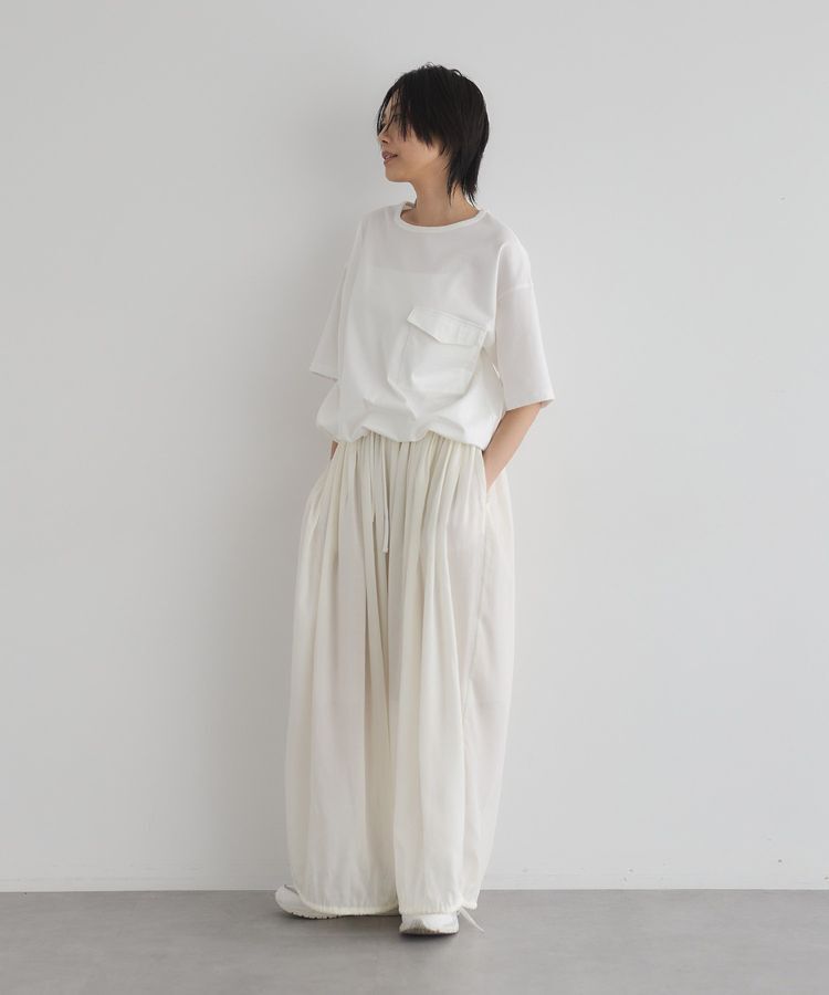 GARAGE OF GOOD CLOTHING「【日本製】6分袖裾ドロストプルオーバー」|Tシャツ・カットソー|