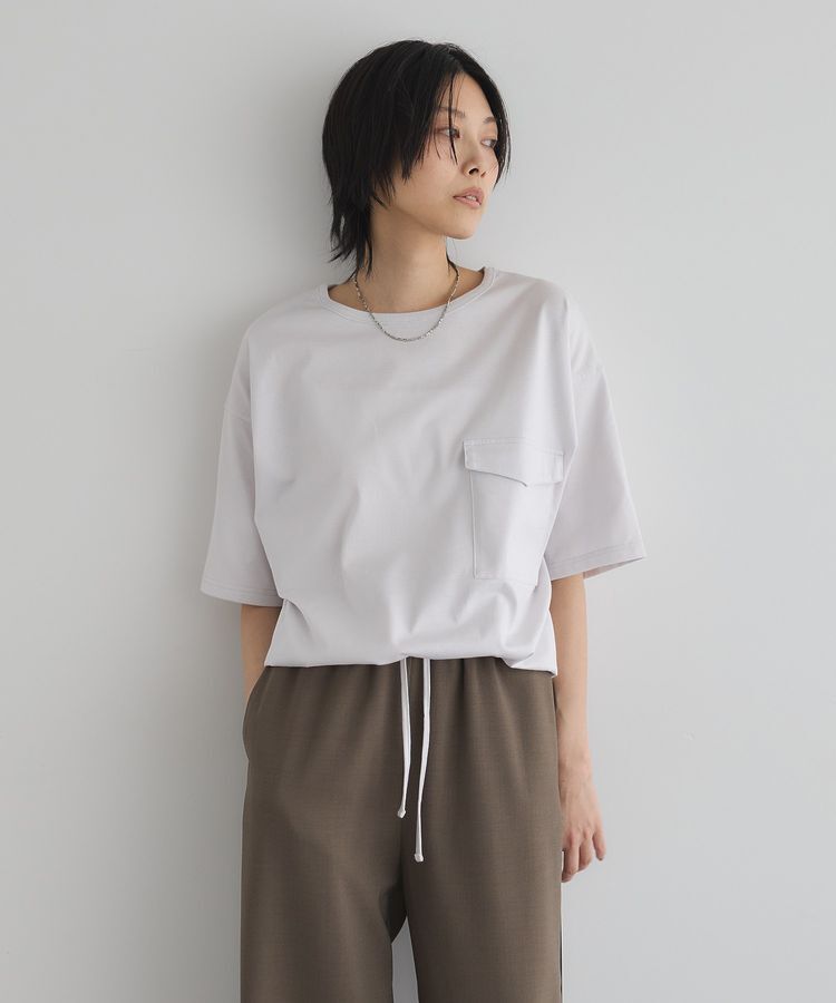 GARAGE OF GOOD CLOTHING「【日本製】6分袖裾ドロストプルオーバー」|Tシャツ・カットソー|