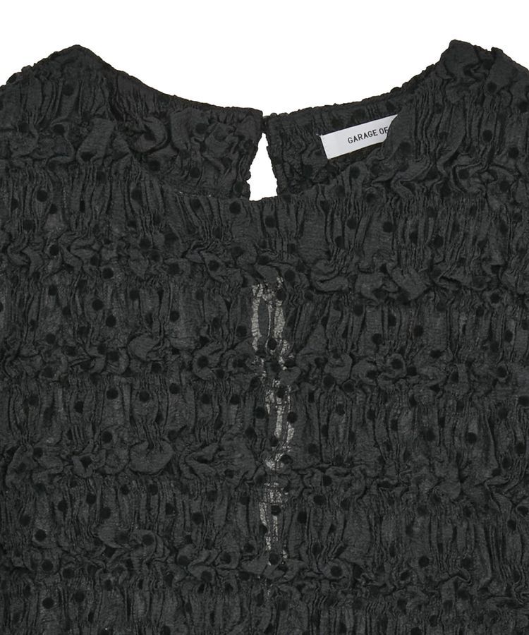 GARAGE OF GOOD CLOTHING「ドットクロップド丈シャーリングプルオーバー」|シャツ・ブラウス|