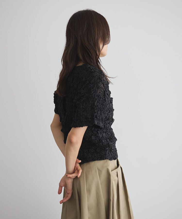 GARAGE OF GOOD CLOTHING「ドットクロップド丈シャーリングプルオーバー」|シャツ・ブラウス|