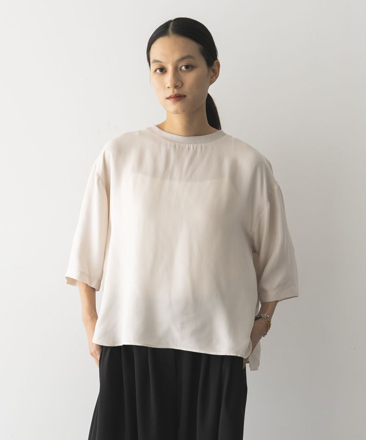 GARAGE OF GOOD CLOTHING「キュプラ混7分袖プルオーバー」|シャツ・ブラウス|