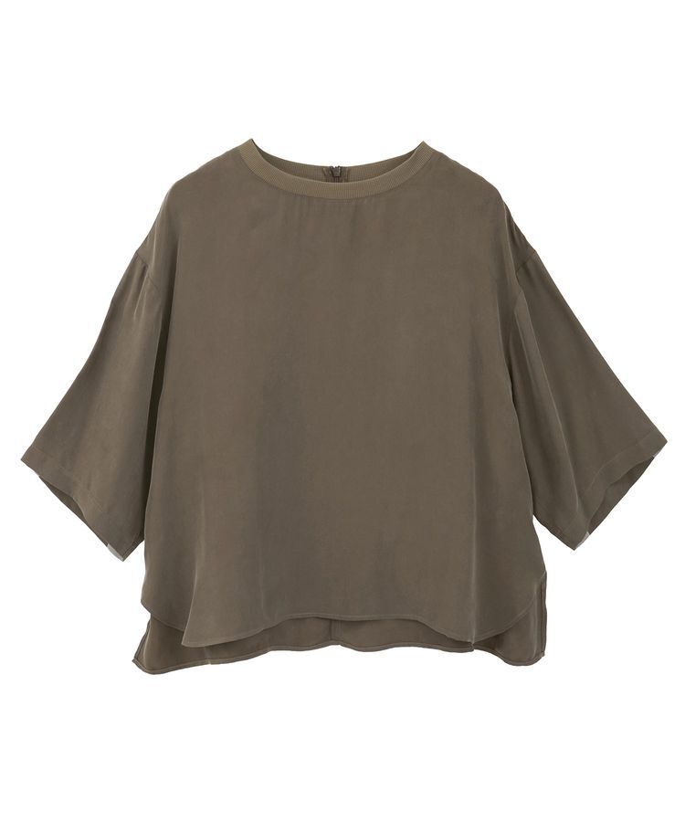 GARAGE OF GOOD CLOTHING「キュプラ混7分袖プルオーバー」|シャツ・ブラウス|