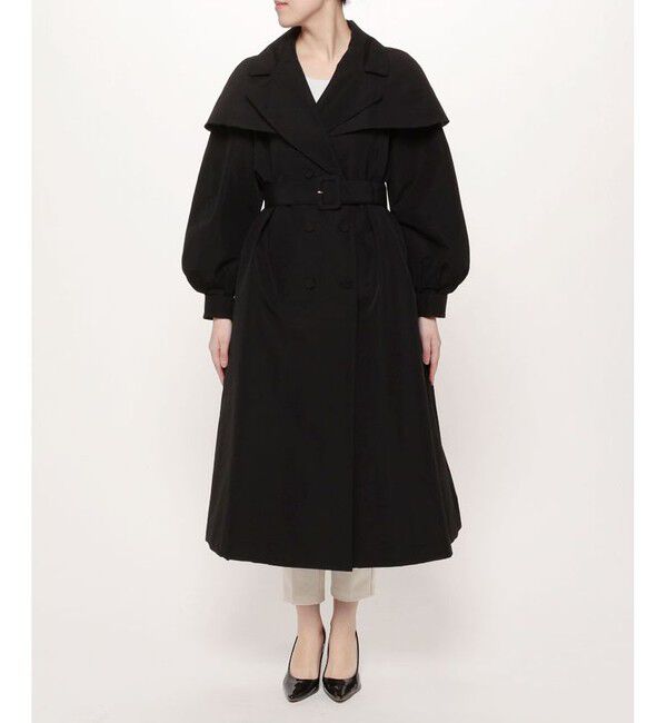 LOULOU WILLOUGHBY「【LOULOU WILLOUGHBY】グログランドレスコート」|ダッフルコート|