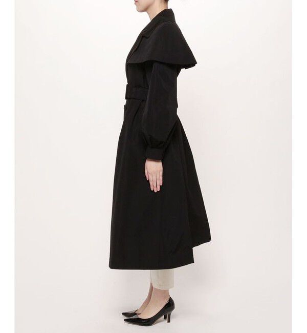 LOULOU WILLOUGHBY「【LOULOU WILLOUGHBY】グログランドレスコート」|ダッフルコート|