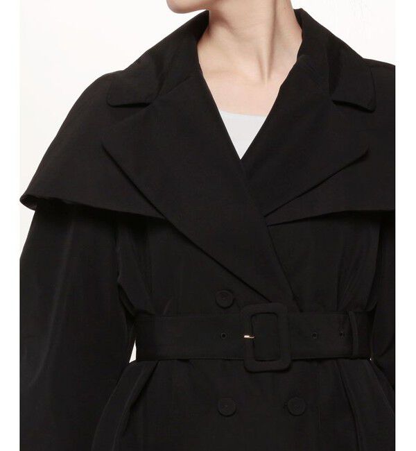 LOULOU WILLOUGHBY「【LOULOU WILLOUGHBY】グログランドレスコート」|ダッフルコート|