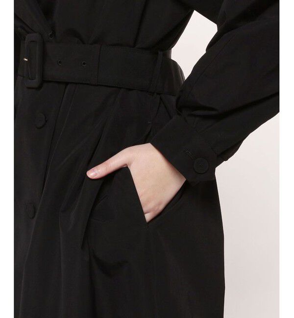 LOULOU WILLOUGHBY「【LOULOU WILLOUGHBY】グログランドレスコート」|ダッフルコート|