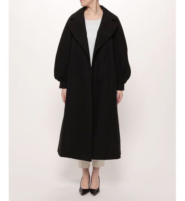 LOULOU WILLOUGHBY「【LOULOU WILLOUGHBY】グログランドレスコート」|ダッフルコート|