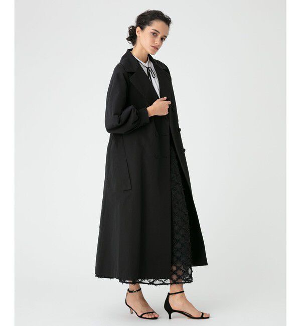 LOULOU WILLOUGHBY「【LOULOU WILLOUGHBY】グログランドレスコート」|ダッフルコート|