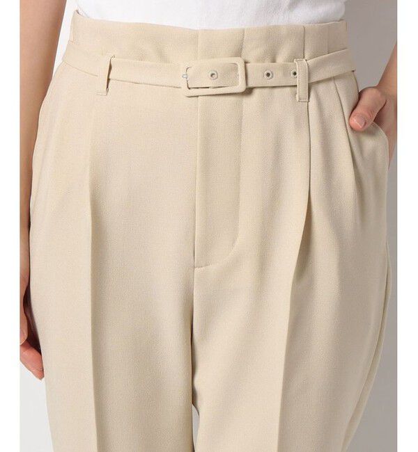 allureville「【セットアップ対応商品】スラブオックススリムテーパードパンツ」|その他|