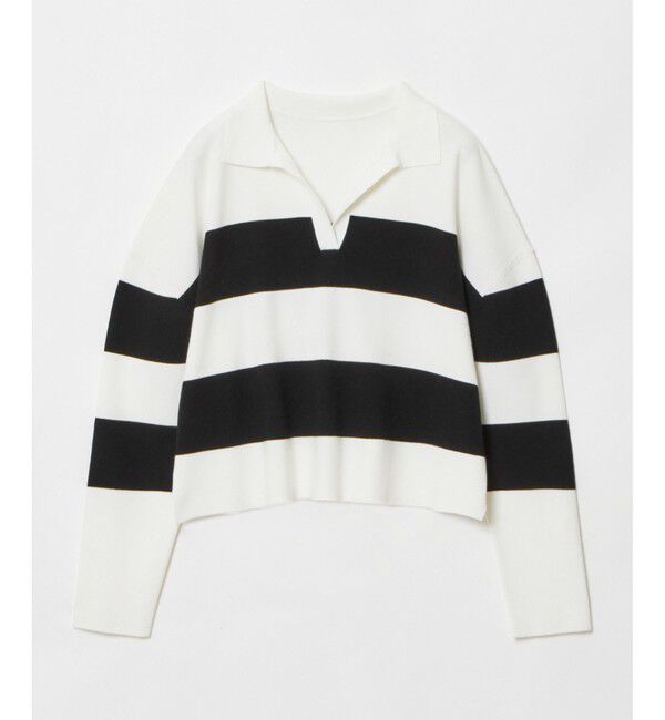 allureville「ラガーシャツプルオーバー」|ニット・セーター|