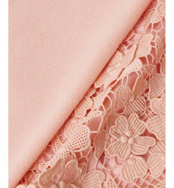 LOULOU WILLOUGHBY「【LOULOU WILLOUGHBY】ケミカルフラワーレースプルオーバー」|ニット・セーター|