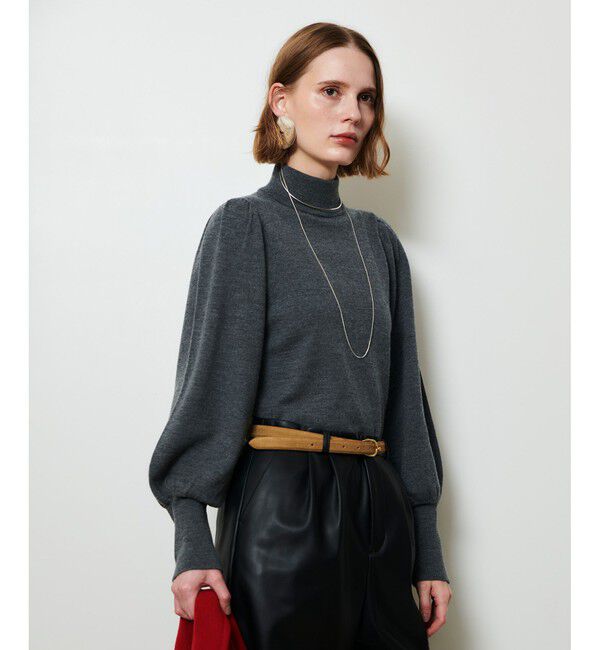 allureville「パフタートルプルオーバー」|ニット・セーター|