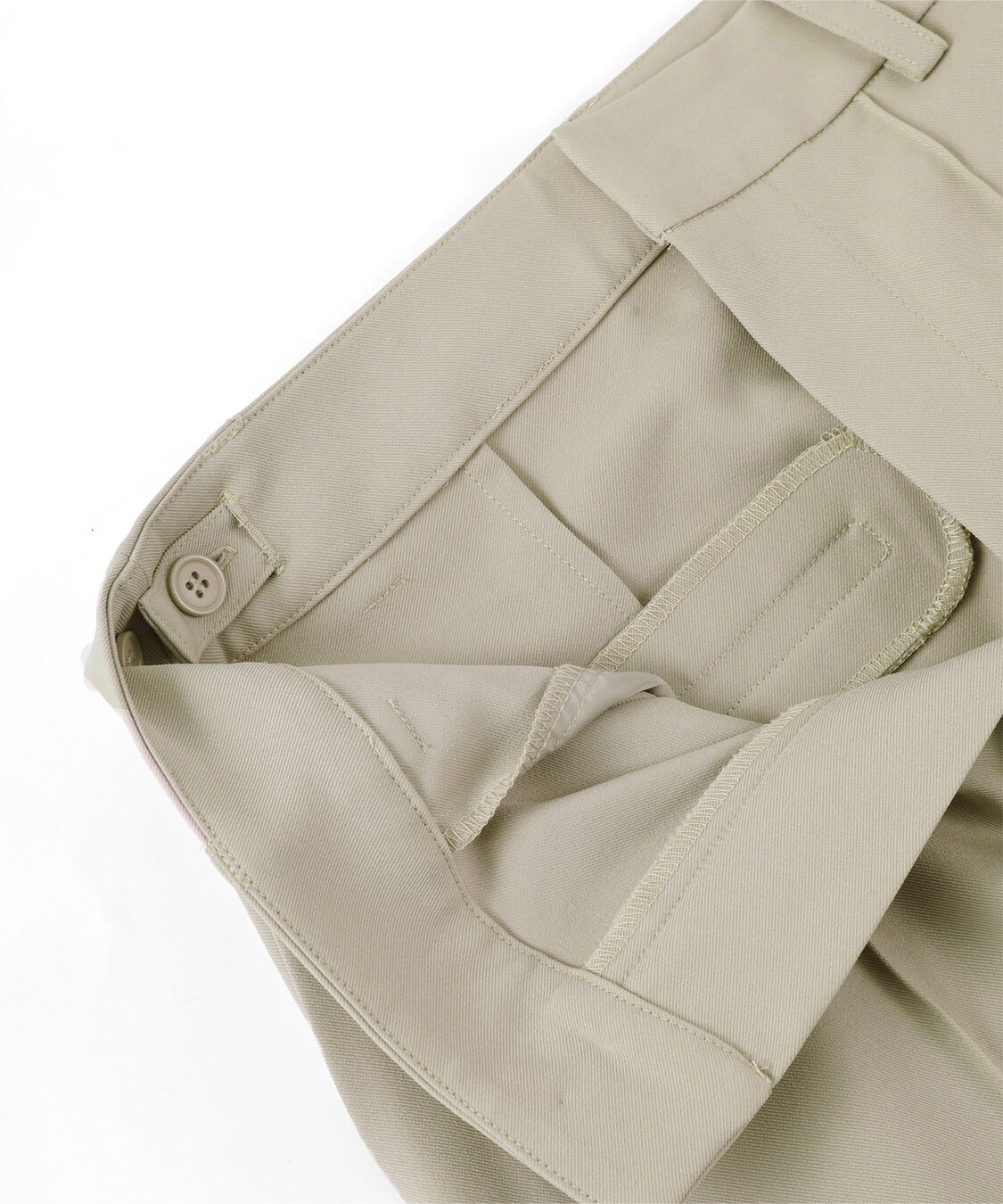 ur's「【小林有里さんコラボアイテム】ピンタックセンタープレスワイドパンツ」|スラックス|