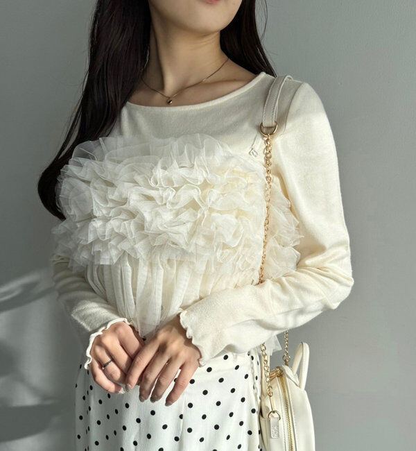  「【2点セット】チュールビスチェセットトップス」|プルオーバー|