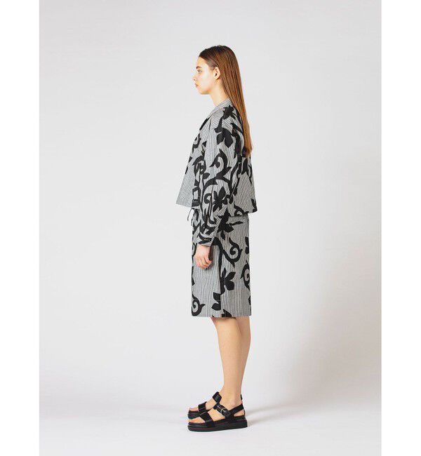 MIDIUMISOLID「MIDIUMISOLID ストライプコーチシャツジャケット」|テーラードジャケット|