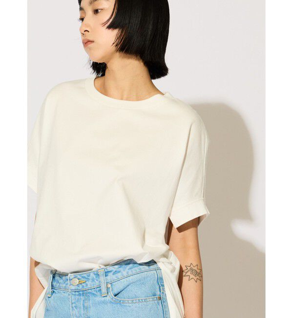 MIDIUMISOLID「MIDIUMISOLID for Ladies C/ネックワイドプルオーバー」|Tシャツ・カットソー|