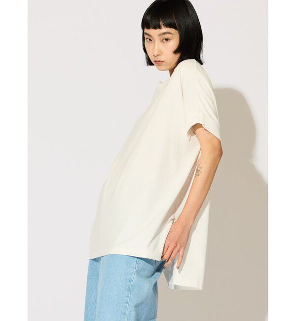 MIDIUMISOLID「MIDIUMISOLID for Ladies C/ネックワイドプルオーバー」|Tシャツ・カットソー|