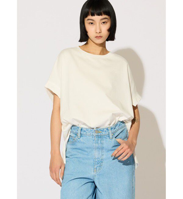 MIDIUMISOLID「MIDIUMISOLID for Ladies C/ネックワイドプルオーバー」|Tシャツ・カットソー|