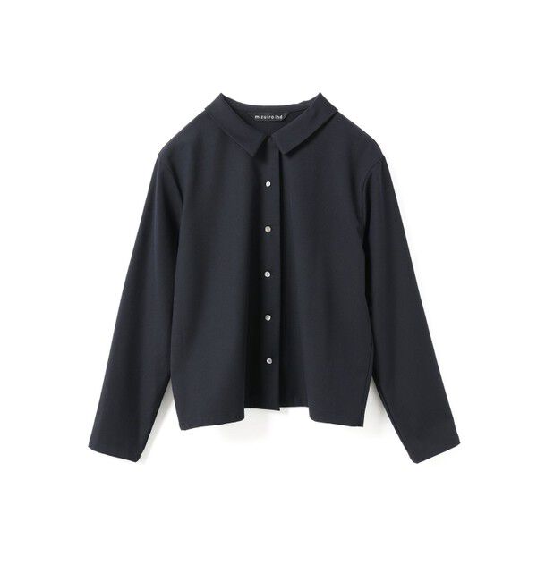 mizuiro ind「mizuiro ind T/Rベーシックシャツ」|シャツ・ブラウス|ネイビーA