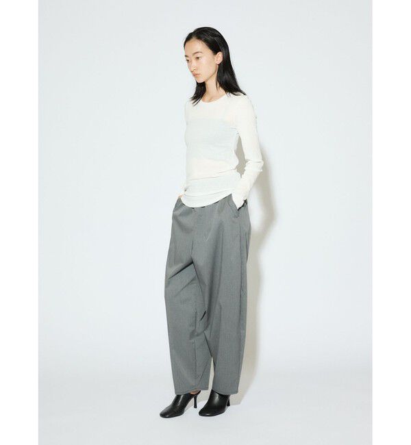 MIDIUMISOLID「MIDIUMISOLID for Ladies ロングスリーブトップス」|Tシャツ・カットソー|