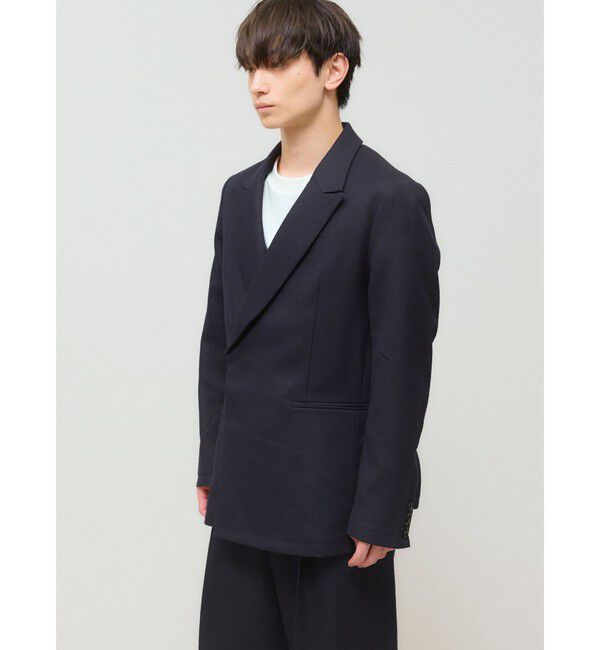 MIDIUMISOLID「MIDIUMISOLID Men&rsquo;s ウールサージジャケット」|テーラードジャケット|