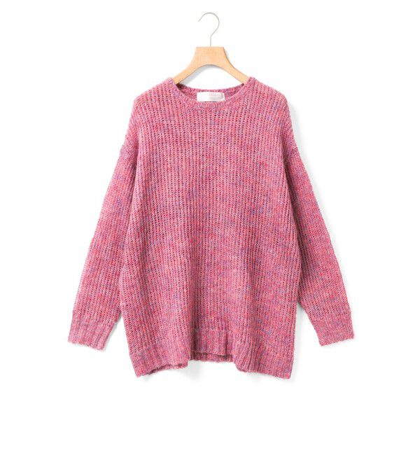 MARMARMAR「MARMARMAR オーバーサイズシアープルオーバー」|ニット・セーター|パープル