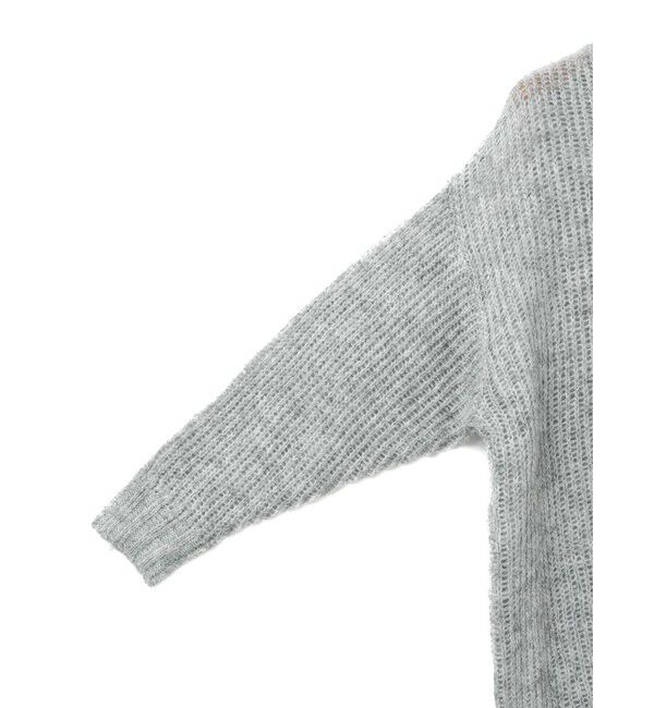 MARMARMAR「MARMARMAR オーバーサイズシアープルオーバー」|ニット・セーター|