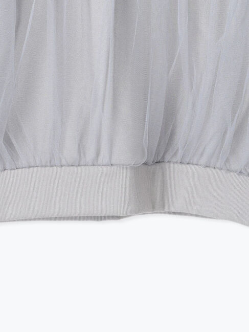 Te chichi TERRASSE「チュールドッキング裏毛スウェット」|Tシャツ・カットソー|