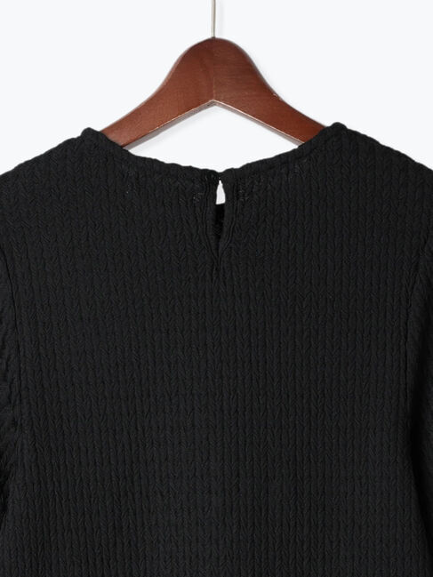 Te chichi「ジャガードボリュームスリーブプルオーバー」|Tシャツ・カットソー|