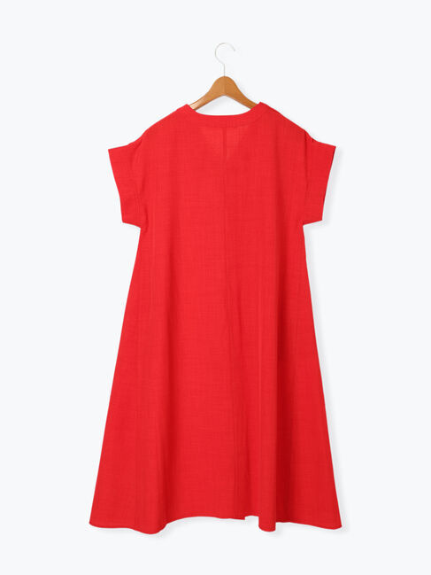 Lugnoncure「【接触冷感】麻調サックワンピース」|ワンピース|