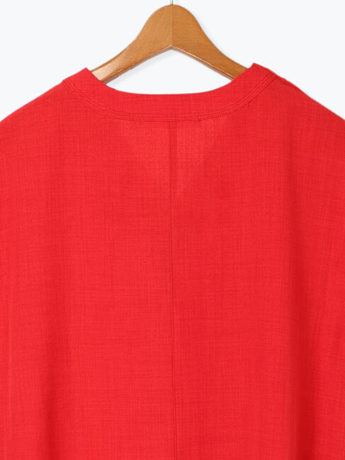 Lugnoncure「【接触冷感】麻調サックワンピース」|ワンピース|