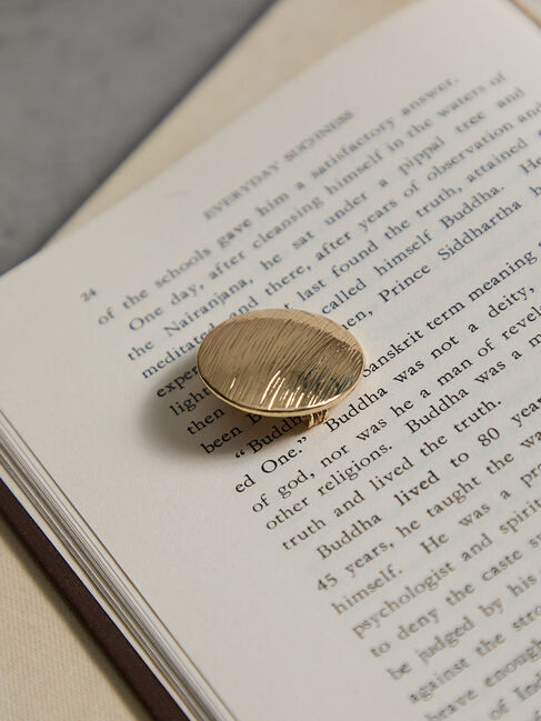 Te chichi「ラフサークルブローチ」|その他|ゴールド