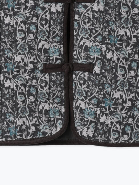 Samansa Mos2「中綿キルトチャイナボタンベスト」|ダウンベスト・ベスト|