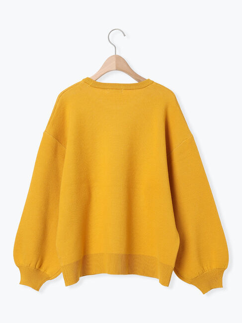 Samansa Mos2「ロゴジャカードニット」|ニット・セーター|