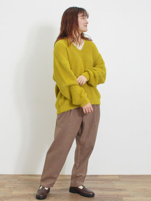 Samansa Mos2「◎シャギーキーネックニット」|ニット・セーター|