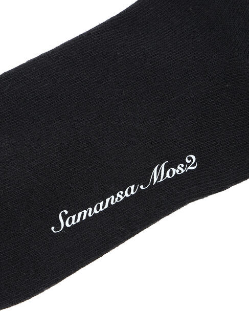 Samansa Mos2「【miyuki matsuo&times;Samansa Mos2】刺繍ソックス」|ソックス|