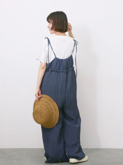 Samansa Mos2 blue「【USAコットン】アソートフレンチスリーブTシャツ」|Tシャツ・カットソー|