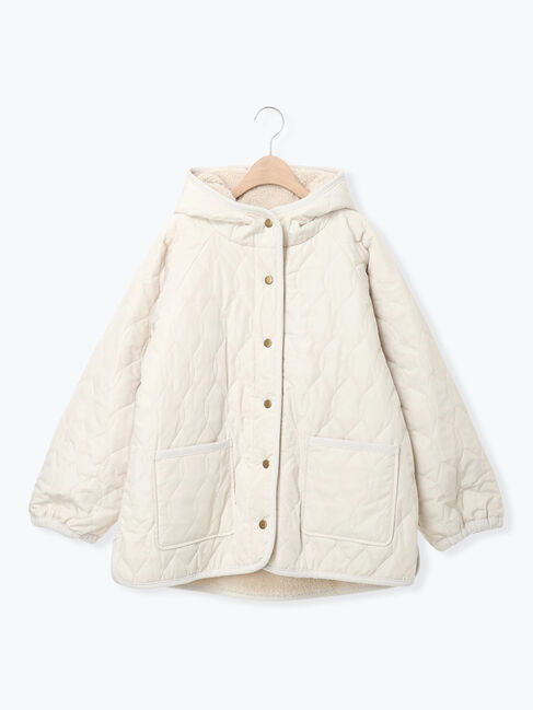 Samansa Mos2「リバーシブルボアブルゾン」|ブルゾン・スタジャン|キナリ