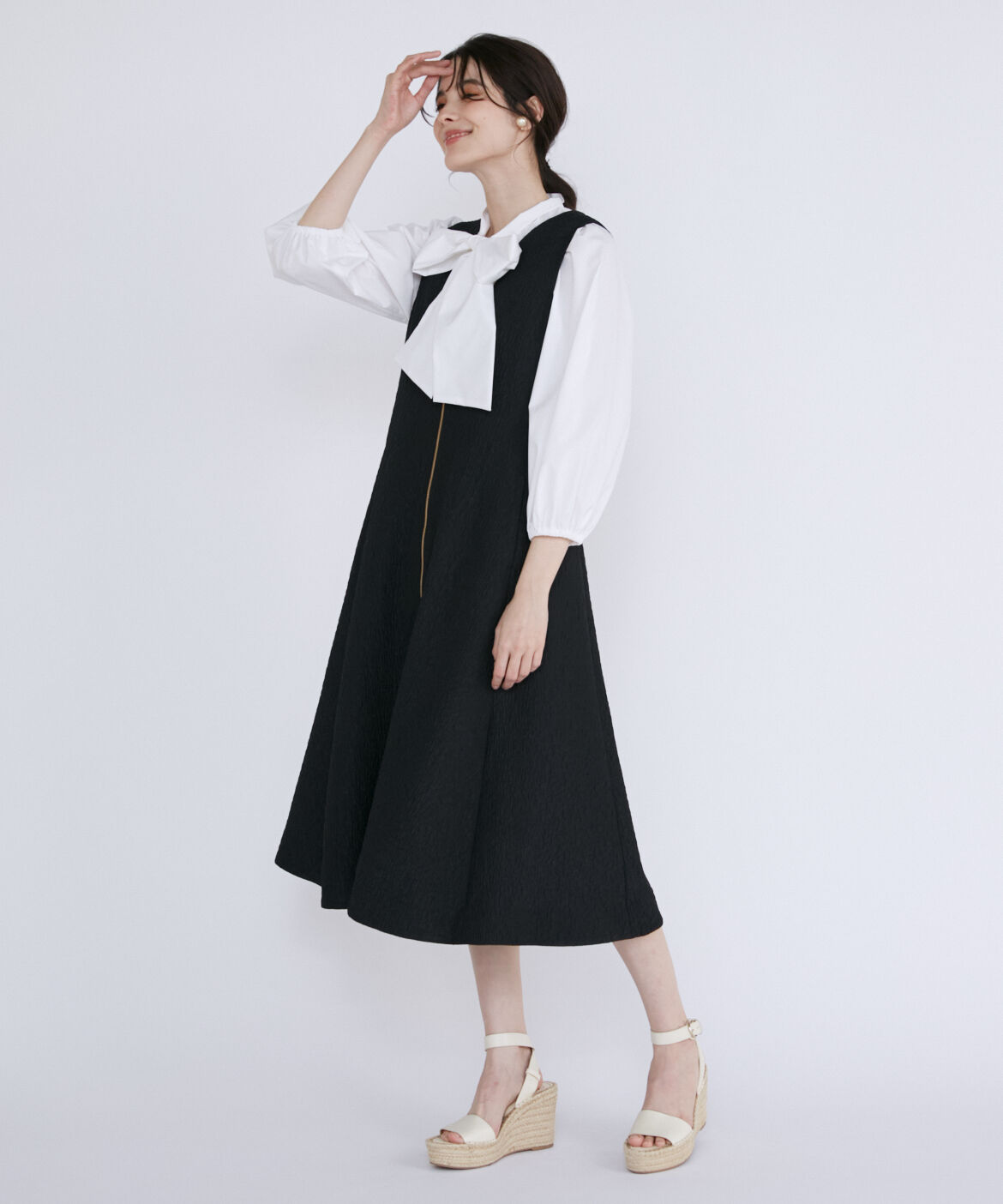 Maglie le cassetto「ビッグボウタイブラウス」|シャツ・ブラウス|