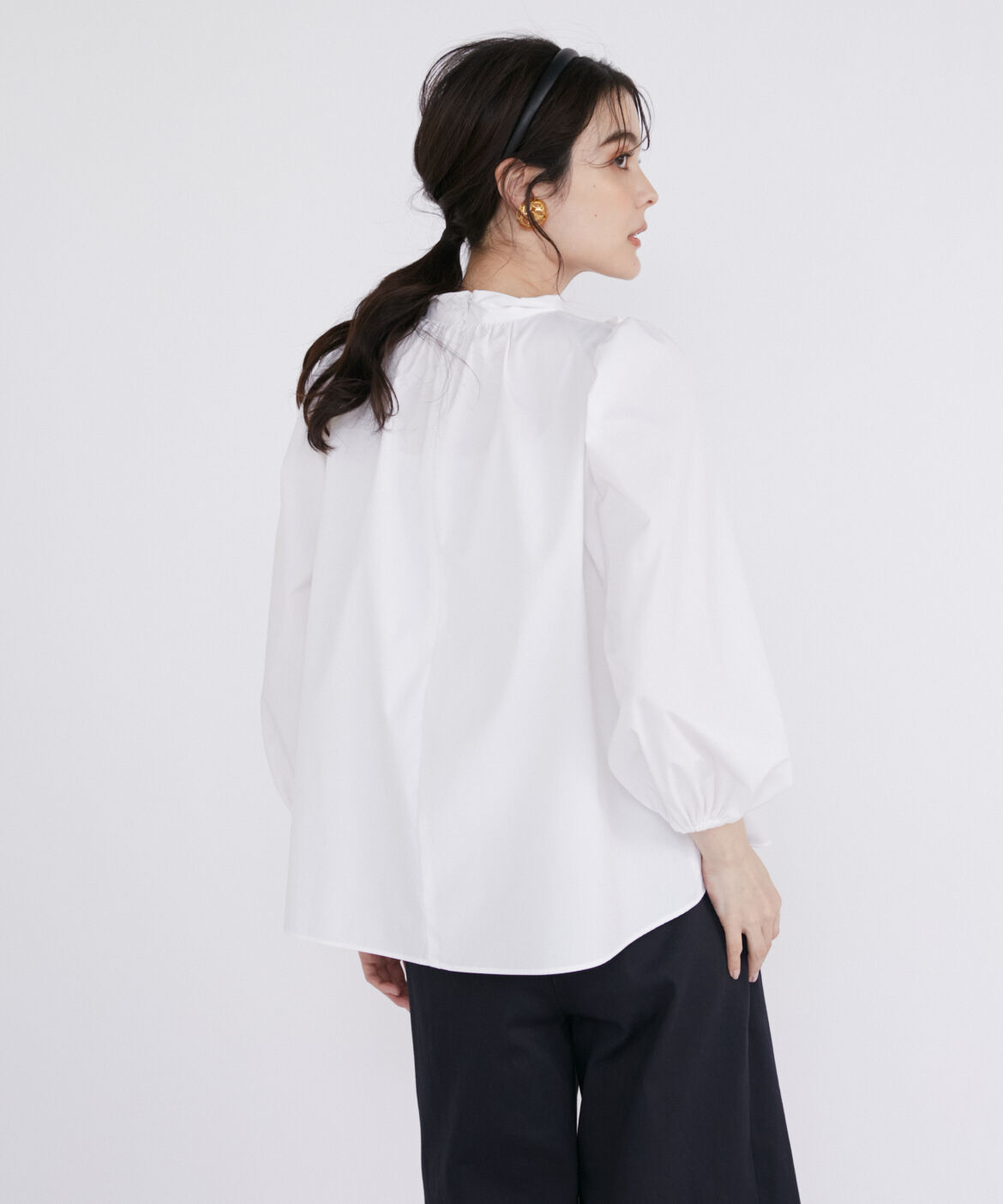Maglie le cassetto「ビッグボウタイブラウス」|シャツ・ブラウス|