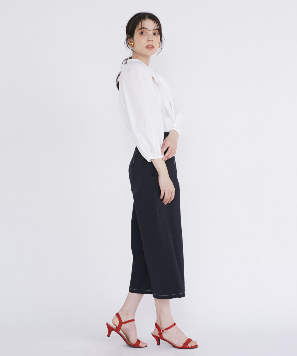 Maglie le cassetto「ビッグボウタイブラウス」|シャツ・ブラウス|